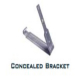 NULINE 1 PCE CONCEALED BRACKET EA NZP415