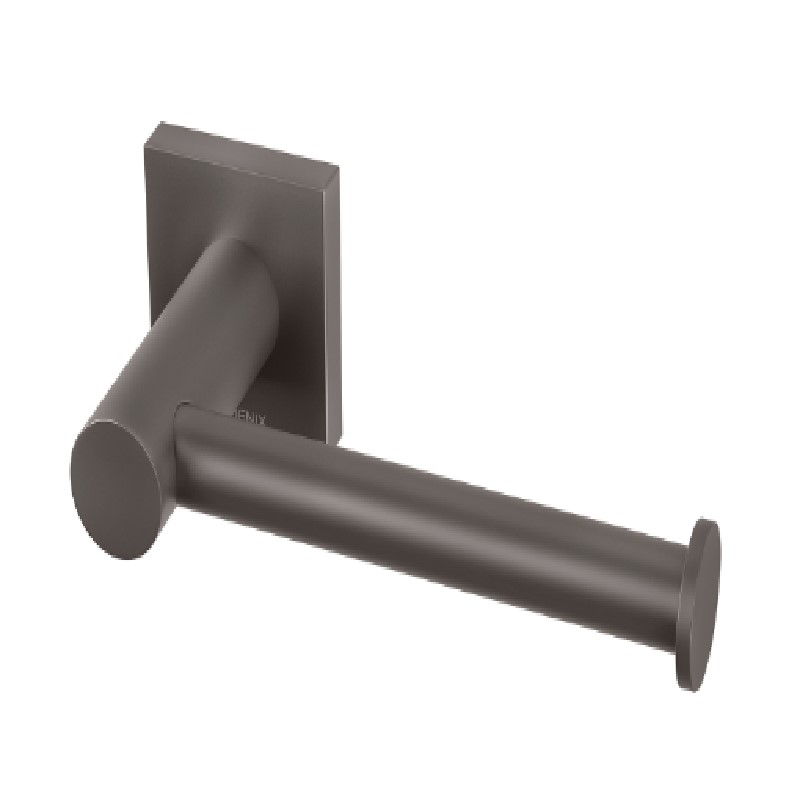 RADII TOILET ROLL HOLDER SQUARE PLATE GUN METAL