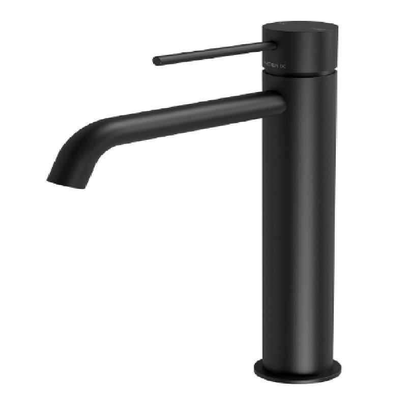VIVID SLIMLINE CURVED VESSEL MIXER MATTE BLACK