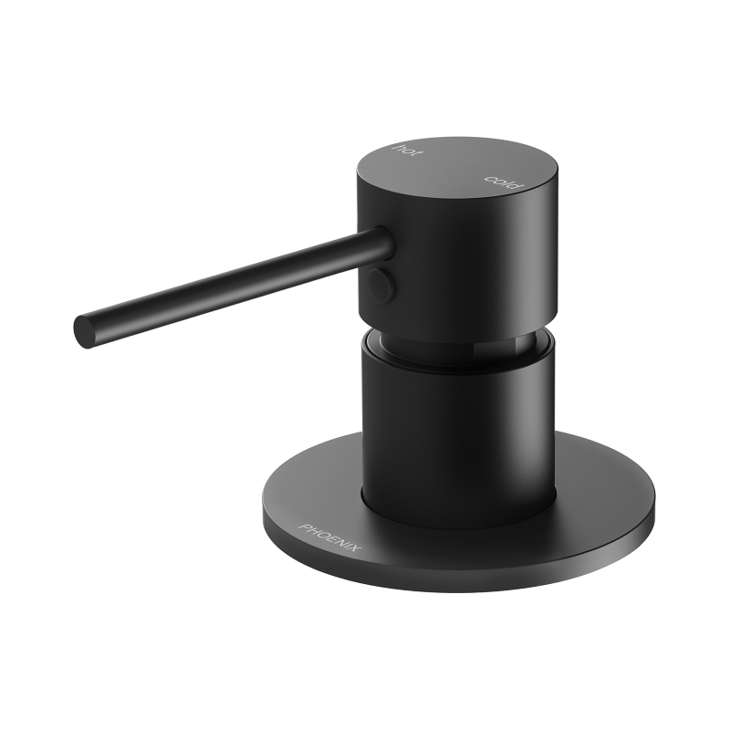 VIVID SLIMLINE HOB MIXER MATTE BLACK