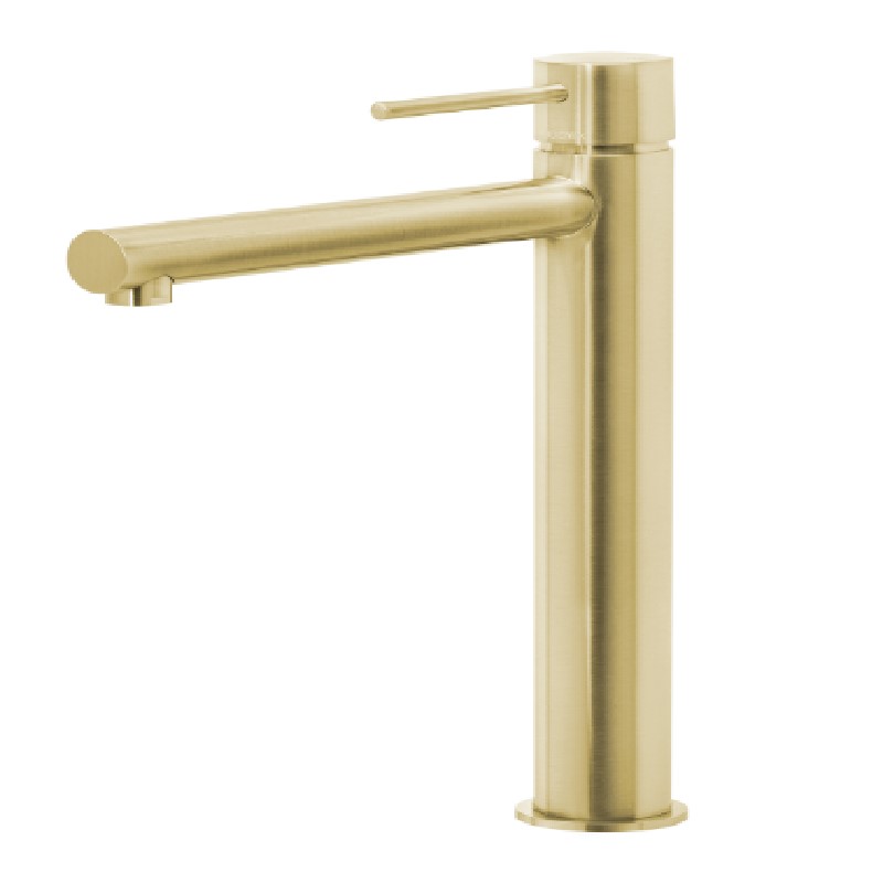 VIVID SLIMLINE VESSEL MIXER BRUSHED GOLD