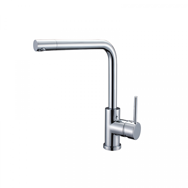 Bekken 006 Curved Sink Mixer Chrome