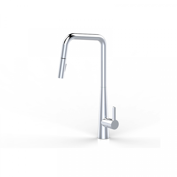 Bekken 012 Pullout Curved Mixer Chrome