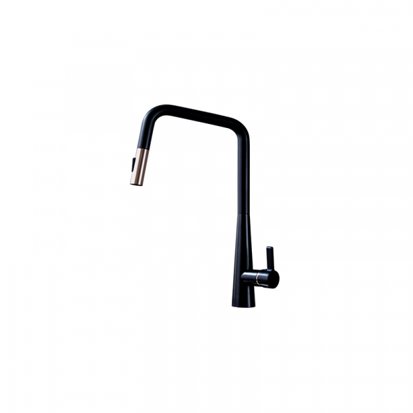 Bekken 012B Curved Pullout Mixer Black
