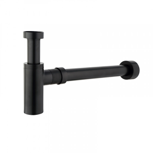 Bekken 40mm Brass Bottle Trap Black