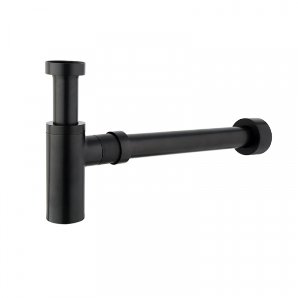 Bekken 40mm Brass Bottle Trap Black