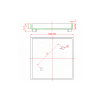 Bekken Smart Tile Waste 100mm Chrome