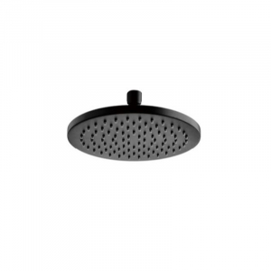 Bekken Corfu Brass Rain Shower Head 200mm Black