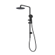 Bekken Corfu Combination  Rail Shower Black