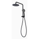 Bekken Corfu Combination Shower Black