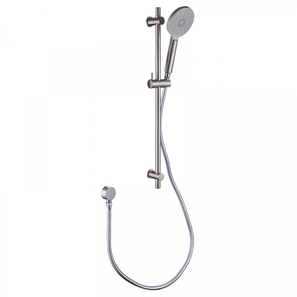 Bekken Corfu Multifunction Sliding Rail Shower Brushed Nickel