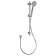 Bekken Corfu Multifunction Sliding Rail Shower Brushed Nickel