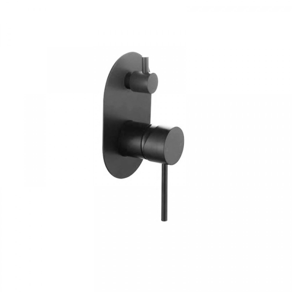 Bekken Corfu Shower Diverter Mixer Black