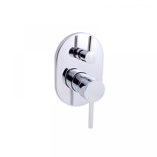 Bekken Corfu Shower Diverter Mixer Chrome