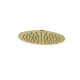Bekken Corfu Stainless Steel Rain Shower Head 250mm Brushed Gold