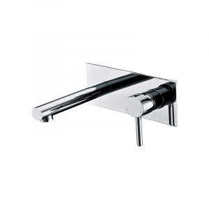 Bekken Corfu Wall Bath Basin Mixer Chrome