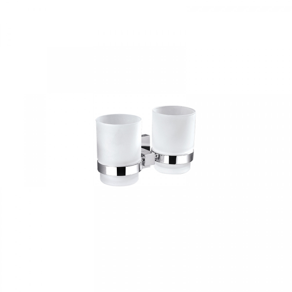 Bekken Daska Double Tumbler Holder Chrome