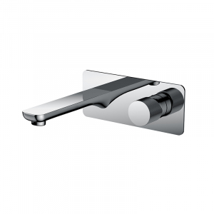 Bekken Daska Progressive Wall Bath Basin Mixer Chrome