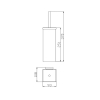 Bekken Daska Toilet Brush Chrome