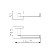 Bekken Daska Toilet Paper Holder Chrome
