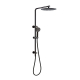 Bekken Ellipse Multifunction Combination Rail Shower Black