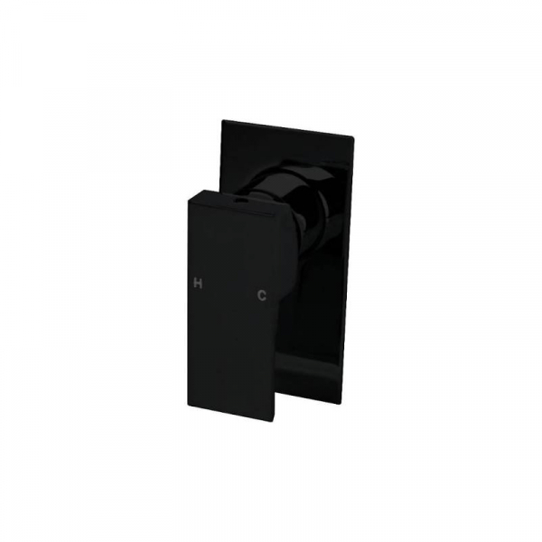 Bekken IIon Shower Mixer Rectangle Plate Black