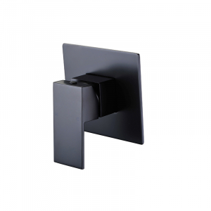 Bekken IIon Shower Mixer Square Plate Black