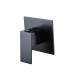 Bekken IIon Shower Mixer Square Plate Black
