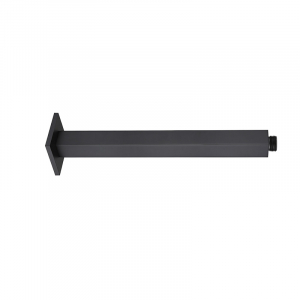 Bekken IIon Square Ceiling Shower Arm 450mm Black
