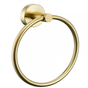 Bekken Kos Towel Ring Brushed Gold