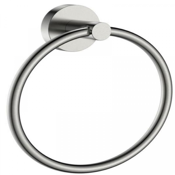 Bekken Kos Towel Ring Brushed Nickel