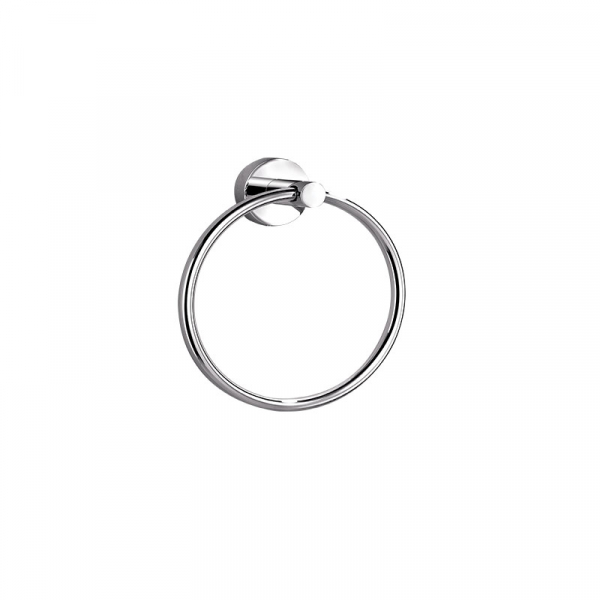 Bekken Kos Towel Ring Chrome