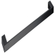 Bekken Naxos Single Towel Rail 600mm Black