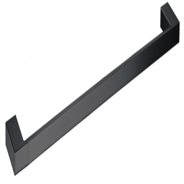 Bekken Naxos Single Towel Rail 800mm Black