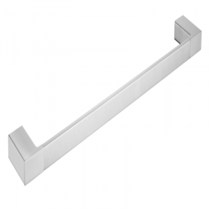 Bekken Naxos Single Towel Rail 800mm Brushed Nickel