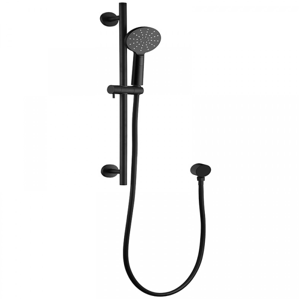 Bekken Paros Multifunction Sliding Rail Shower Black