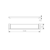 Bekken Psara Shelf Brushed Nickel
