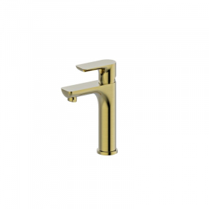 Bekken Symi Basin Mixer Brushed Gold