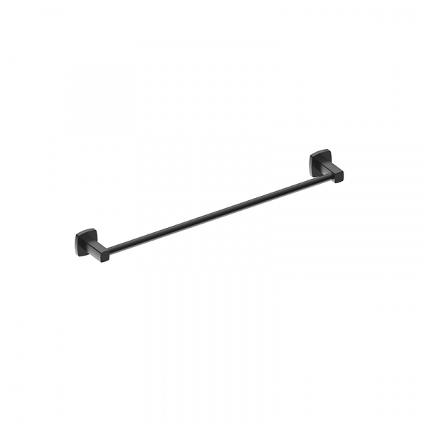 Bekken Symi Single Towel Rail 600mm Black