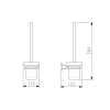Bekken Symi Toilet Brush Black